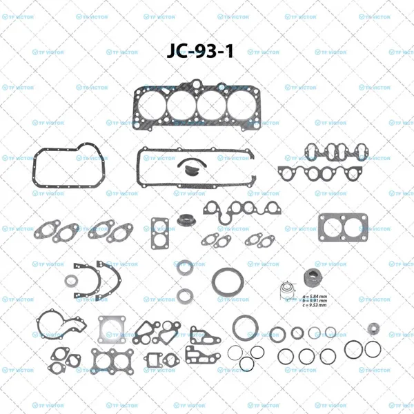 Juego completo para motor JC-93-1