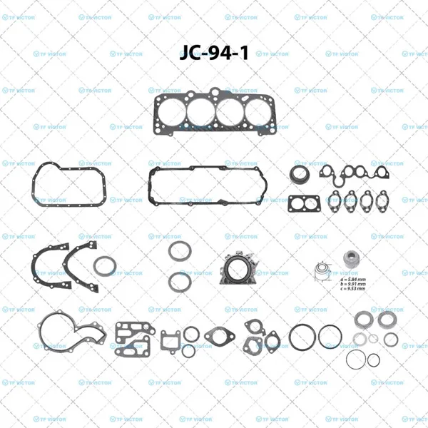 Empaque Completo Tf Victor Jc-94-1 JC-94-1