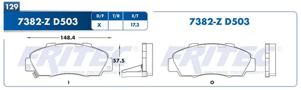 Balata Fritec M-7382-Z M-7382-Z