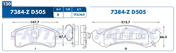 Balata Fritec M-7384-Z M-7384-Z
