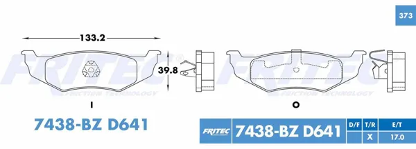 Balata Fritec M-7438-Bz M-7438-BZ