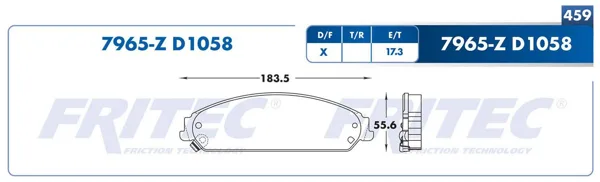 Balata Fritec M-7965-Z M-7965-Z