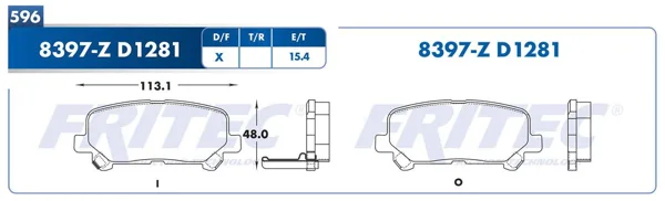 Balata Fritec M-8397-Z M-8397-Z