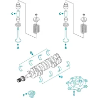 Guía de Válvula para cabeza de motor  Diesel