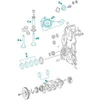 Guía de Válvula para cabeza de motor  Diesel