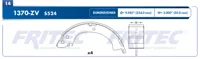 Balata Tambor Fritec Ow-1370-Zv
