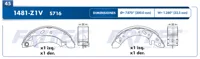 Balata Tambor Fritec Ow-1481-Z1V