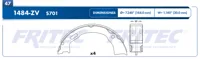 Balata Freno Mano Fritec Ow-1484-Zv