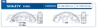Balata Tambor Fritec Ow-1616-Z1V