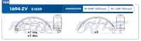 Balata Tambor Fritec Ow-1694-Zv