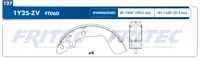Balata Tambor Fritec Ow-1Y25-Zv