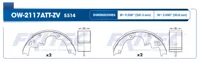 Balata Tambor Fritec Ow-2117Att-Zv