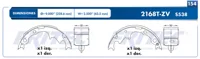 Balata Tambor Fritec Ow-2168T-Zv