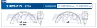 Balata Tambor Fritec Ow-2182T-Z1V
