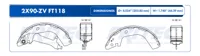 Balata Tambor Fritec Ow-2X90-Zv
