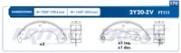 Balata Tambor Fritec Ow-2Y20-Zv