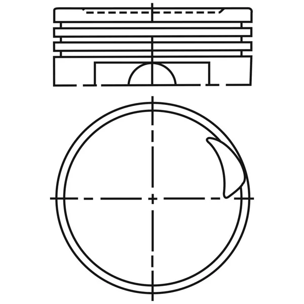 Piston para motor a gasolina P1000D STD
