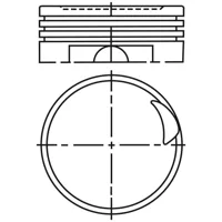 Piston para motor a gasolina