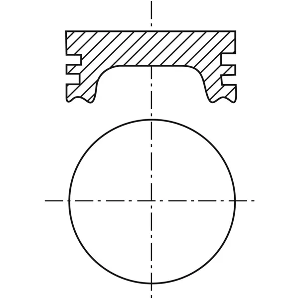 Piston para motor a gasolina P135D STD