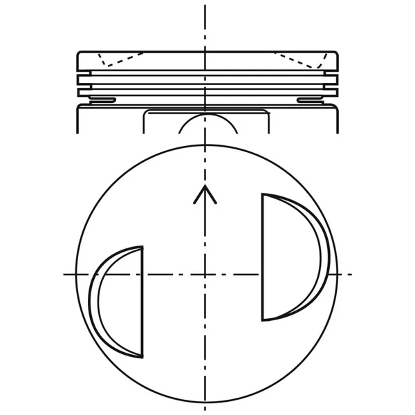 Pistón marca Vehyco P140F4 050
