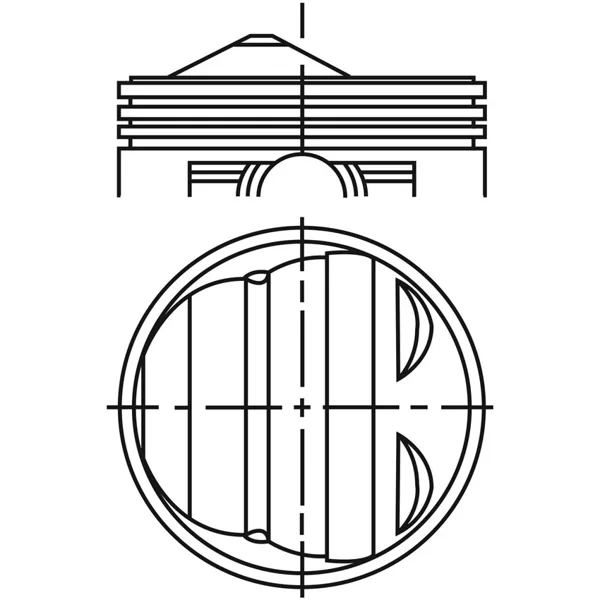Piston para motor a gasolina P148D STD