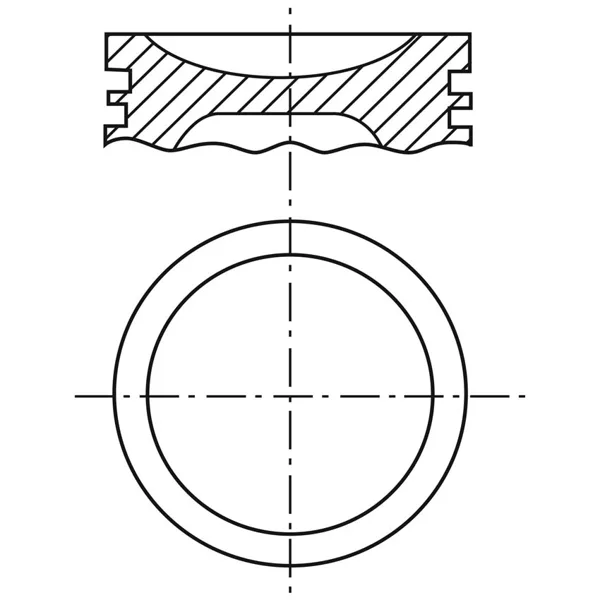 Piston para motor a gasolina P177F 020