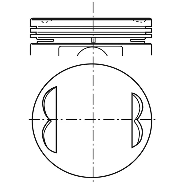 Piston para motor a gasolina P1900N STD