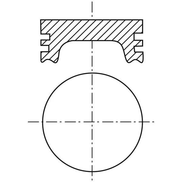 Piston para motor a gasolina P2000IS STD