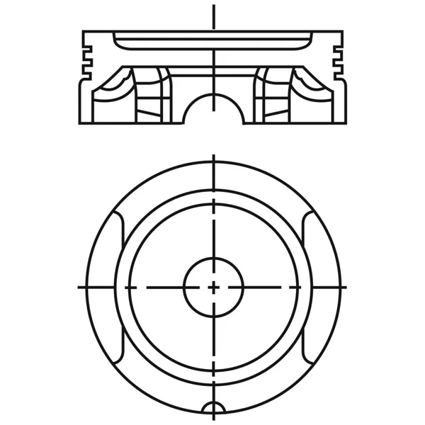 Piston para motor a gasolina P2000V1 STD