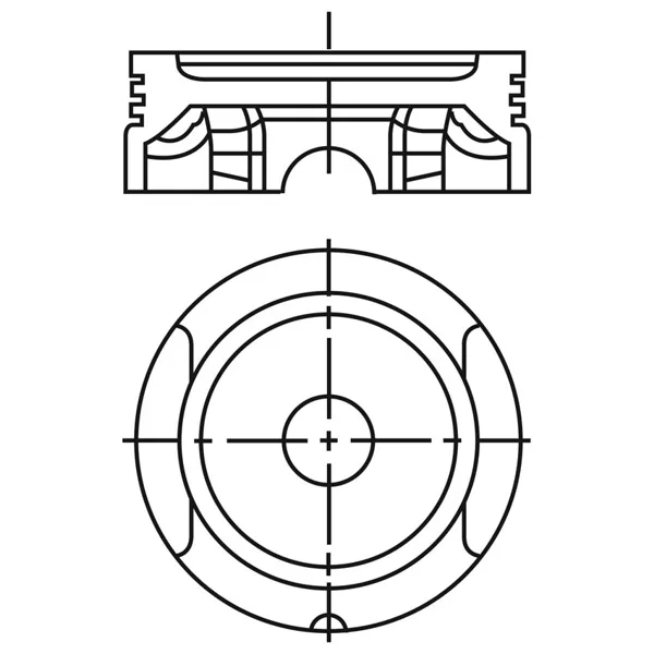 Piston para motor a gasolina P2000V2 STD
