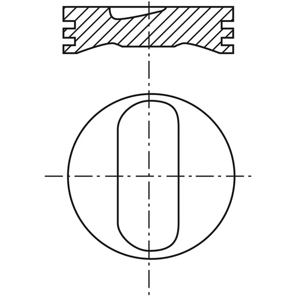 Piston para motor a gasolina P2200D STD