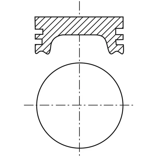 Piston para motor a gasolina P239-D STD