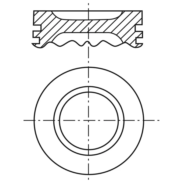 Piston para motor a gasolina P2400NI 030