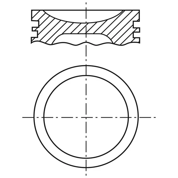 Piston para motor a gasolina P281F 050
