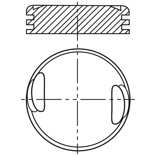 Piston para motor a gasolina P454CH STD