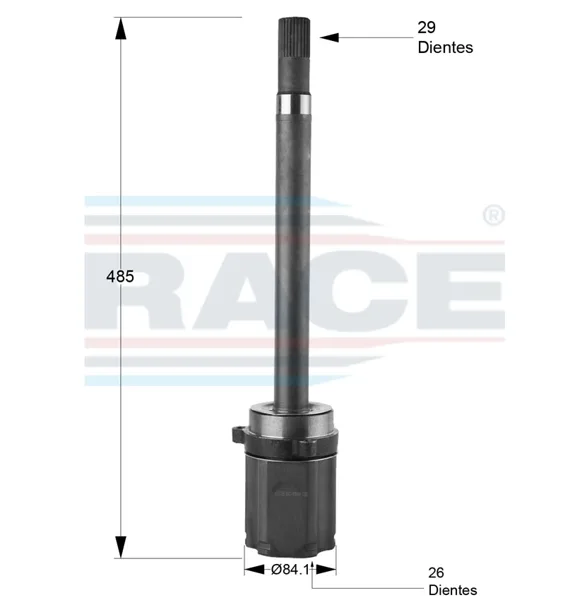 Junta lado caja race transmisión automática lado derecho RC-7048
