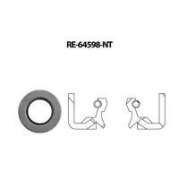 Empaque Cigüeñal Tf Victor Re-64598-Nt