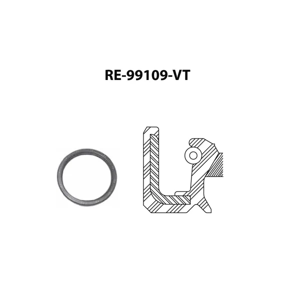 Retén de cigüeñal para motor RE-99109-VT