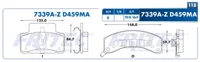 Pastilla para freno de disco Fritec, Formula Ceramic HD, Delantera
