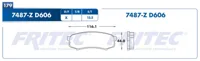 Balata Fritec Shd7487-Z