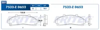 Balata Fritec Shd7532-Z