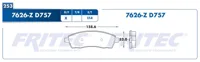 Balata Fritec Shd7626-Z