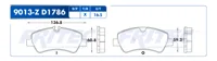 Pastilla para freno de disco Fritec, Formula Ceramic HD, Trasera