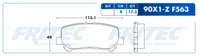 Balata Fritec Shd90X1-Z