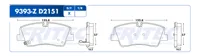 Pastilla para freno de disco Fritec, Formula Ceramic HD, Trasera