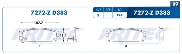 Balata Fritec Spc-7272-Z SPC-7272-Z