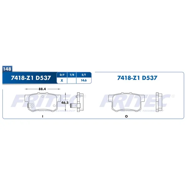 Balata Fritec Spc-7418-Z1 SPC-7418-Z1