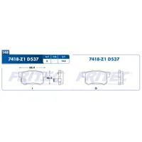 Balata Fritec Spc-7418-Z1