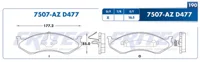 Balata Fritec Spc-7507-Az