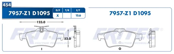 Balata Fritec Spc-7957-Z1 SPC-7957-Z1